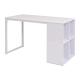 vidaXL Schrijftafel 120x60x75 cm eikenkleur en wit