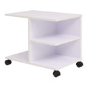 vidaXL Plankenkast verrijdbaar 50x35x42 cm eikenkleur