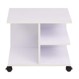 vidaXL Plankenkast verrijdbaar 50x35x42 cm eikenkleur