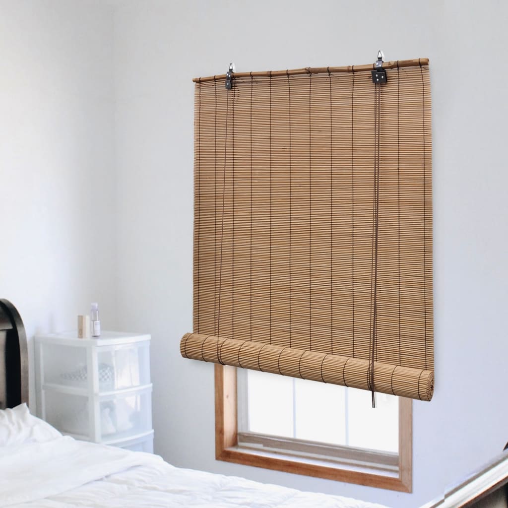vidaXL Roller Blind 80x160 cm bamboo natural