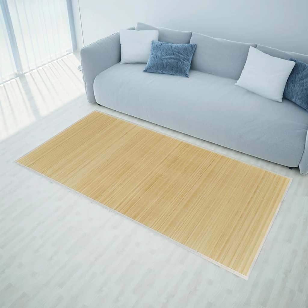 vidaXL Rug 100x160 cm bamboo natural