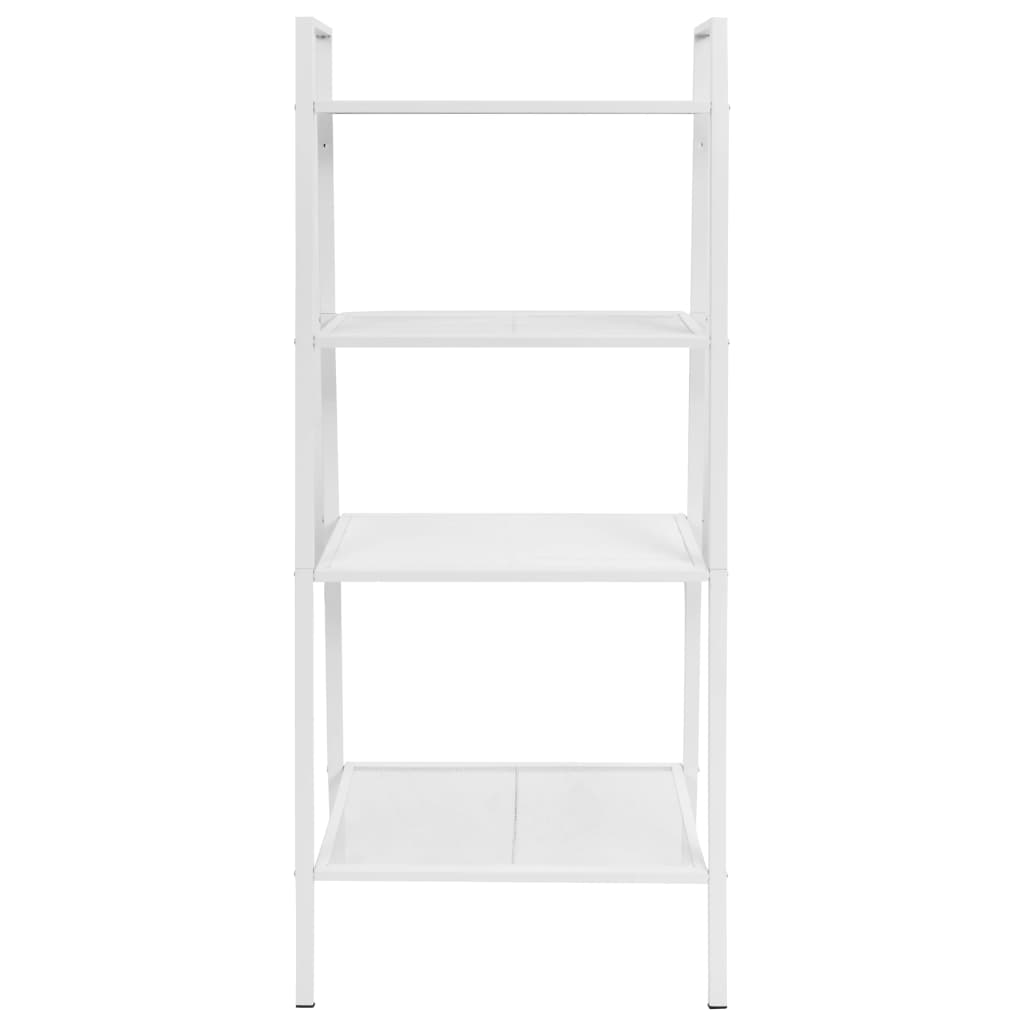 vidaXL Ladder boekenkast 4 schappen metaal zwart