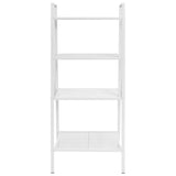 vidaXL Ladder boekenkast 4 schappen metaal zwart