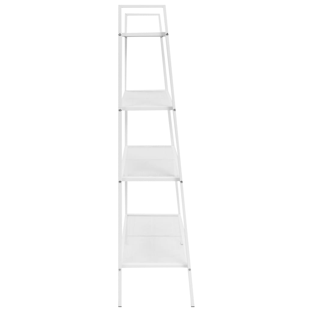 vidaXL Ladder boekenkast 4 schappen metaal zwart