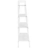vidaXL Ladder boekenkast 4 schappen metaal zwart