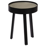 vidaXL Salontafel met betonnen tafelblad 40x55 cm