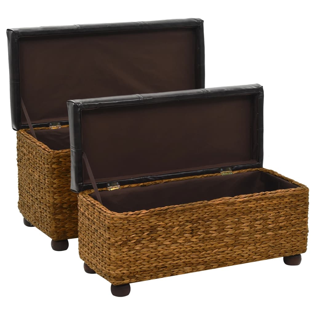 vidaXL 2-Piece Sofa Set Seagrass Grey