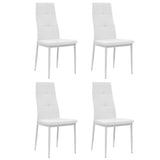 vidaXL Chaises de salle à manger 2 pcs similicuir gris
