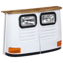 vidaXL Dressoir vrachtwagen massief mangohout wit