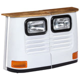 vidaXL Dressoir vrachtwagen massief mangohout wit