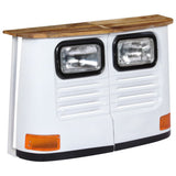 vidaXL Dressoir vrachtwagen massief mangohout wit