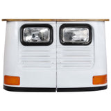 vidaXL Dressoir vrachtwagen massief mangohout wit