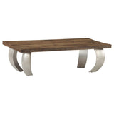vidaXL Salontafel Opium 110x60x35 cm gerecycled hout en staal