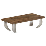 vidaXL Salontafel Opium 110x60x35 cm gerecycled hout en staal