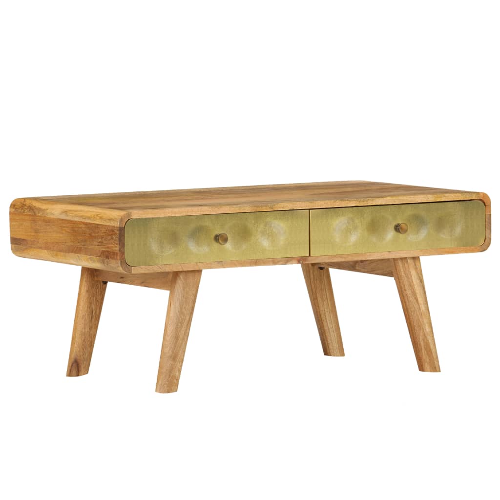 vidaXL Coffee table 90x50x40 cm solid mango wood