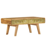 vidaXL Coffee table 90x50x40 cm solid mango wood