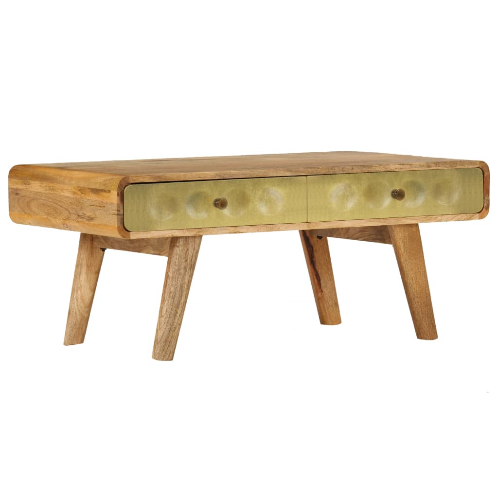 vidaXL Coffee table 90x50x40 cm solid mango wood