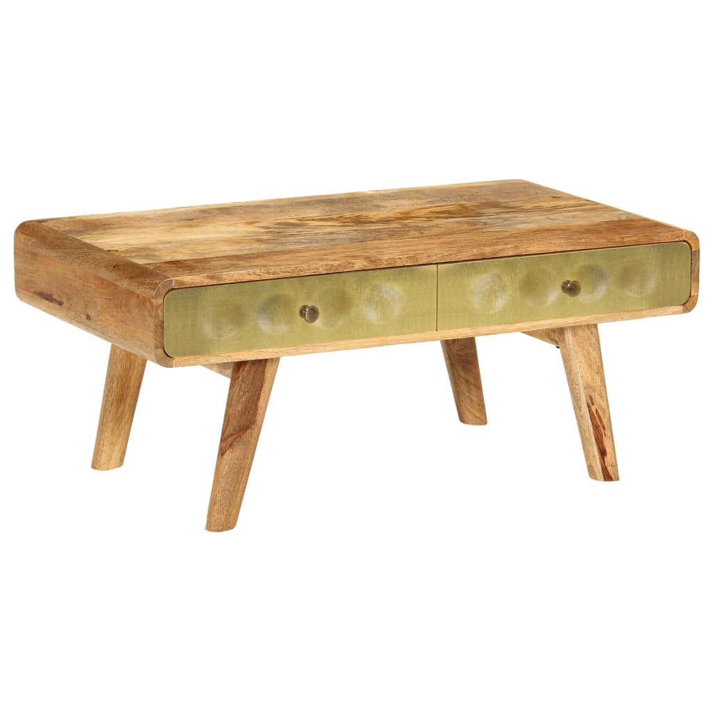 vidaXL Coffee table 90x50x40 cm solid mango wood