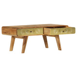 vidaXL Coffee table 90x50x40 cm solid mango wood
