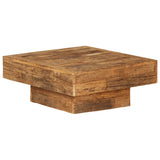 vidaXL Salontafel vierkant massief mangohout brun