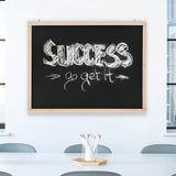 vidaXL Wall-Mounted Chalkboard 60x80 cm Cedarwood