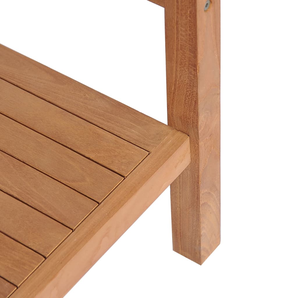 vidaXL Badkamer wastafelkast 74x45x75 cm massief teakhout