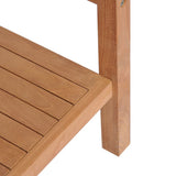 vidaXL Badkamer wastafelkast 74x45x75 cm massief teakhout