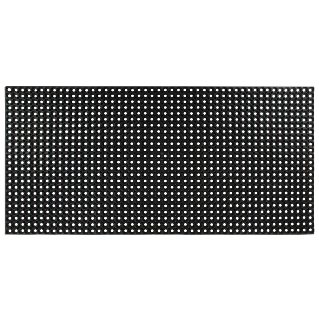 vidaXL Doormat rectangular 40x60 cm rubber