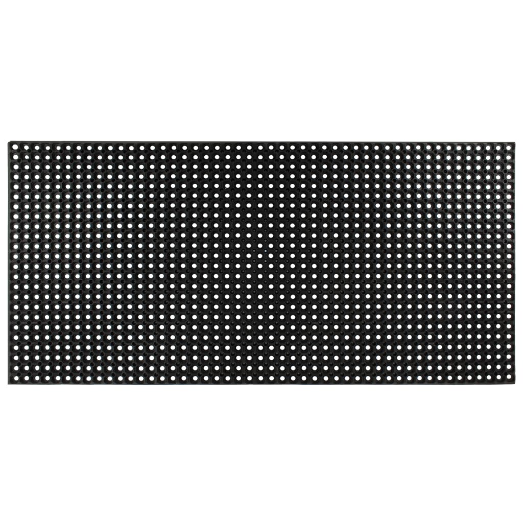 vidaXL Doormat rectangular 40x60 cm rubber