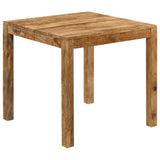 vidaXL Dining Table 82x80x76 cm Solid Mango Wood