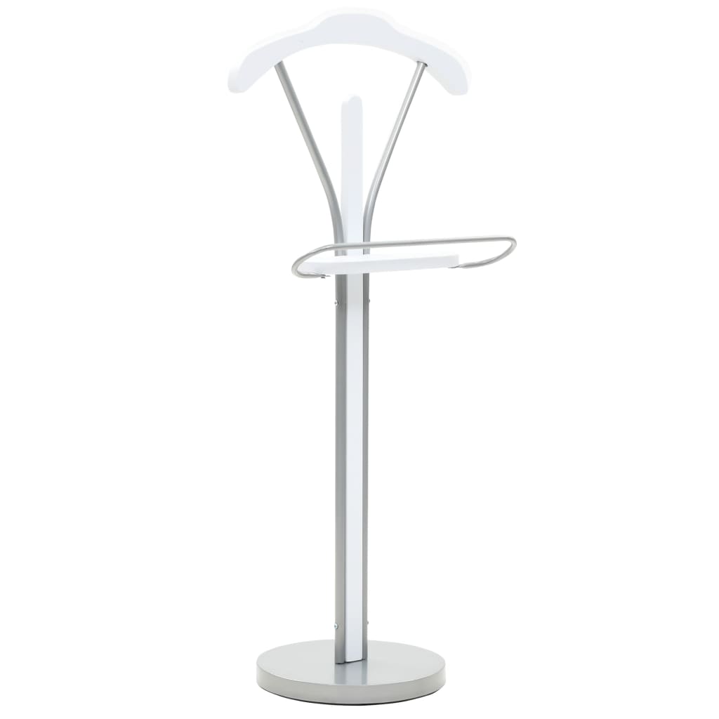 vidaXL Valet Stand 45x35x107 cm white