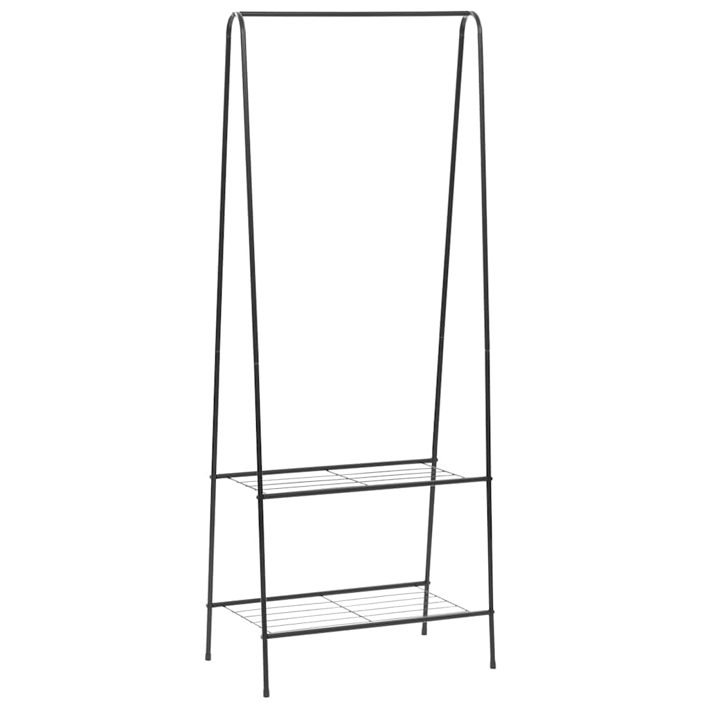 vidaXL Garment Rack 59x35x150 cm black