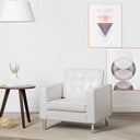 vidaXL Fauteuil zwart 75x70x75 cm kunstleer