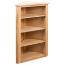 vidaXL Hoekkast 59x36x100 cm massief eikenhout