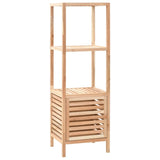 vidaXL Badkamerkast 39,5x35,5x86 cm massief walnotenhout