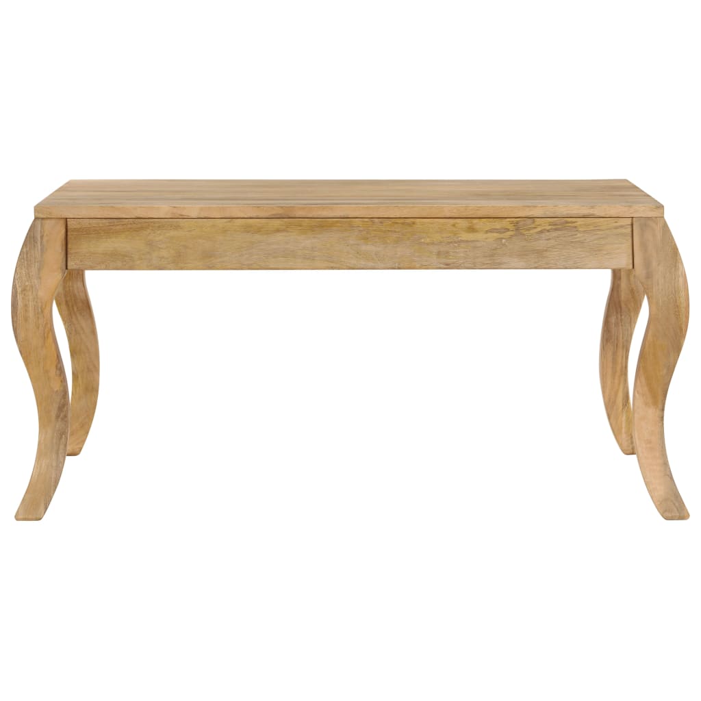 vidaXL Coffee table 80x80x40 cm solid mango wood