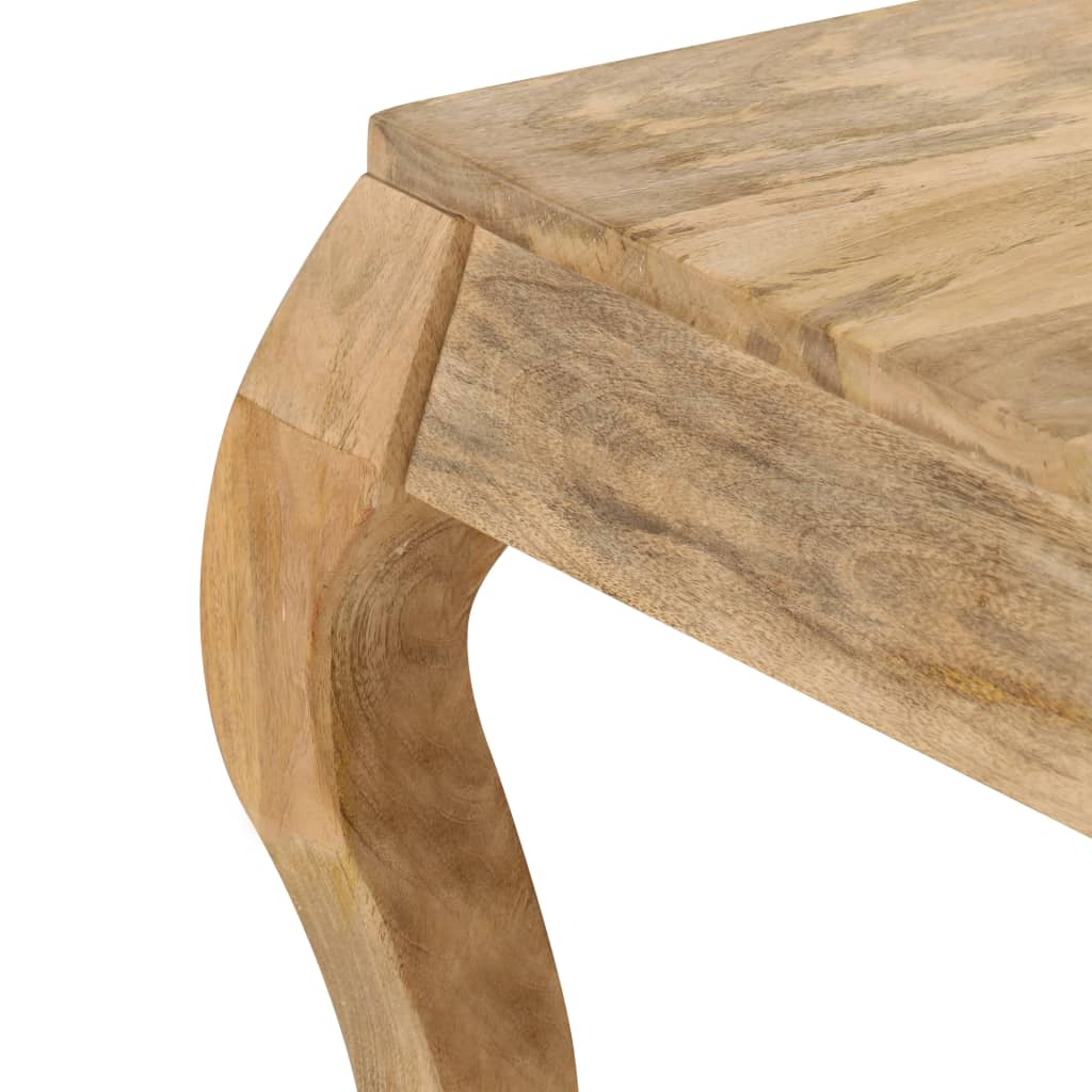 vidaXL Coffee table 80x80x40 cm solid mango wood