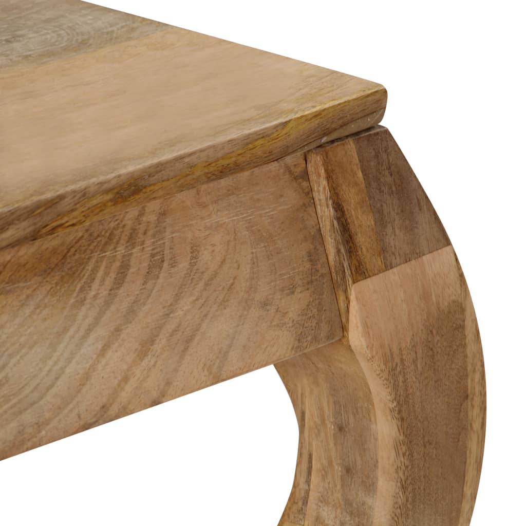 vidaXL Coffee table 80x80x40 cm solid mango wood