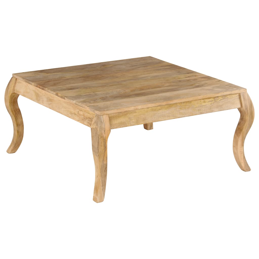 vidaXL Coffee table 80x80x40 cm solid mango wood