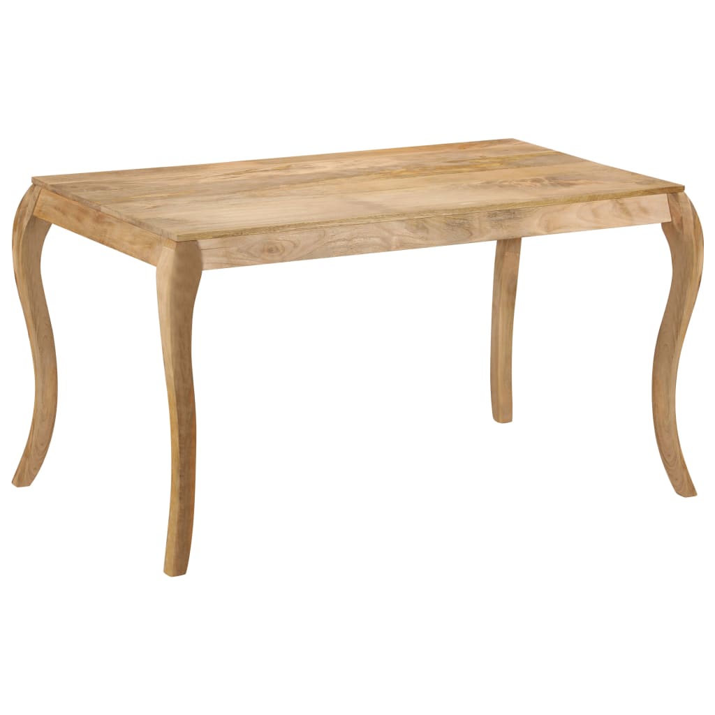 vidaXL Eettafel 118x60x76 cm massief mangohout