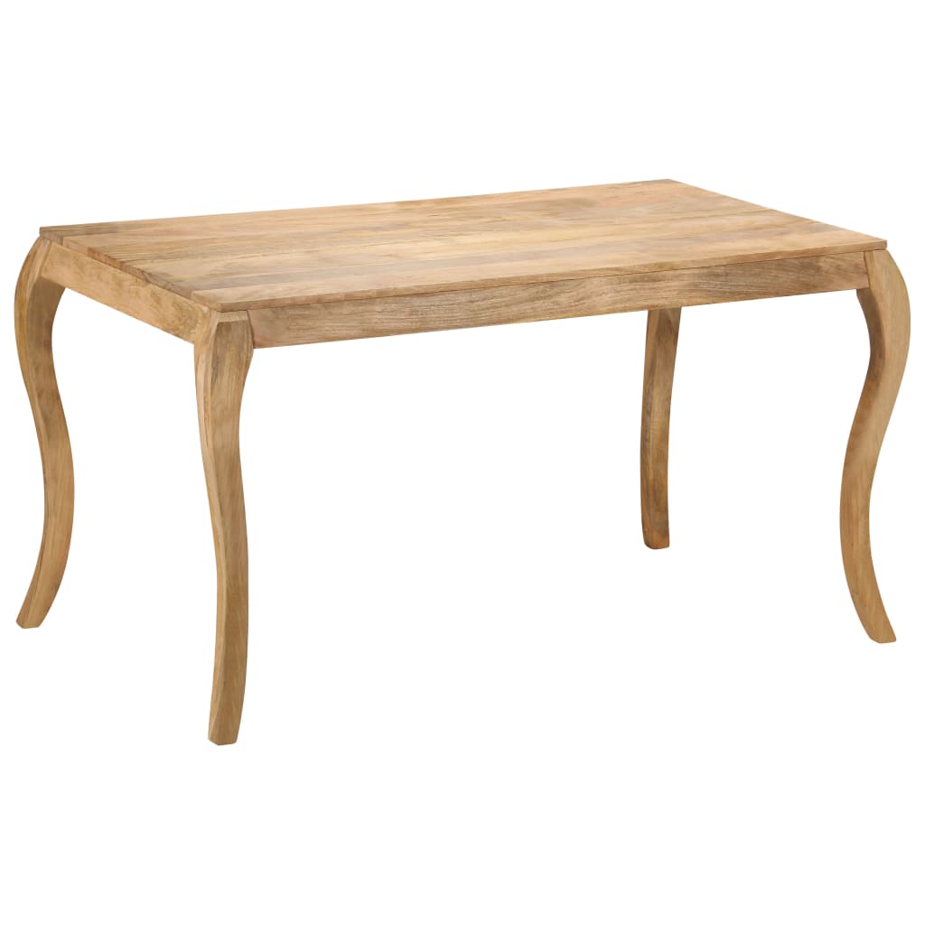 vidaXL Eettafel 118x60x76 cm massief mangohout