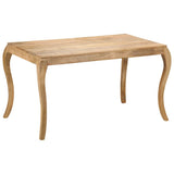 vidaXL Eettafel 118x60x76 cm massief mangohout