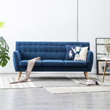 vidaXL Driezitsbank 172x70x82 cm stof donkergrijs
