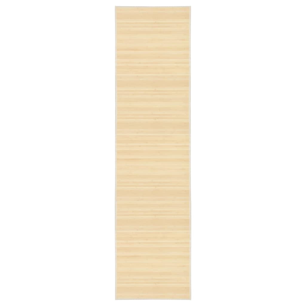 vidaXL Carpet 80x200 cm bamboo natural