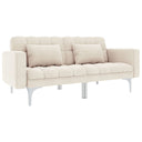 vidaXL Sofa Bed fabric cream