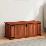 vidaXL Storage Box 60x25x22 cm Solid Acacia Wood