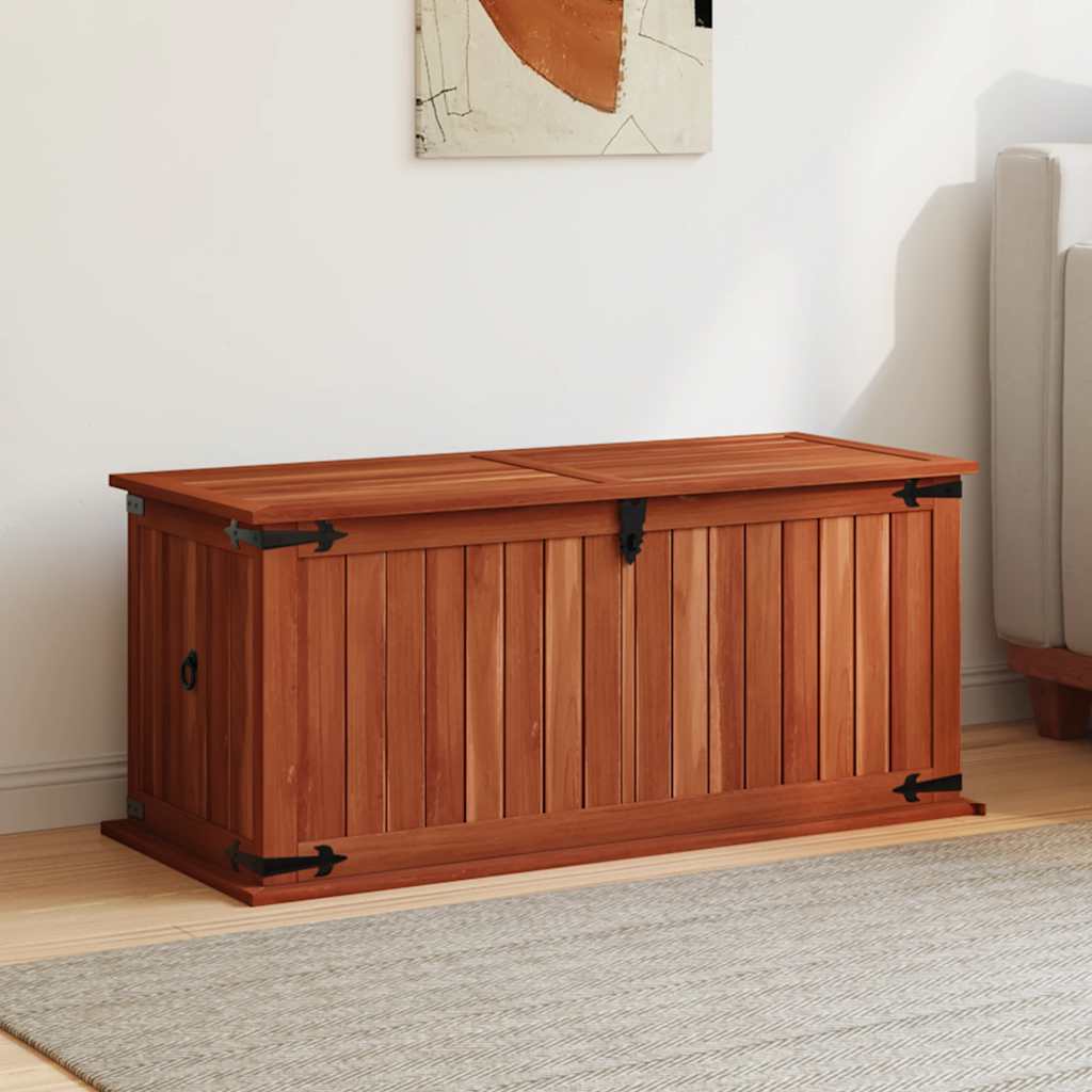 vidaXL Storage Box 60x25x22 cm Solid Acacia Wood
