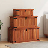 vidaXL Storage Box 60x25x22 cm Solid Acacia Wood
