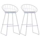 vidaXL Bar Stools 2 pcs artificial leather black