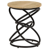 vidaXL Bijzettafel massief gerecycled hout